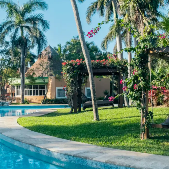 pool and poolside cabana at Iberostar Waves Paraiso Beach