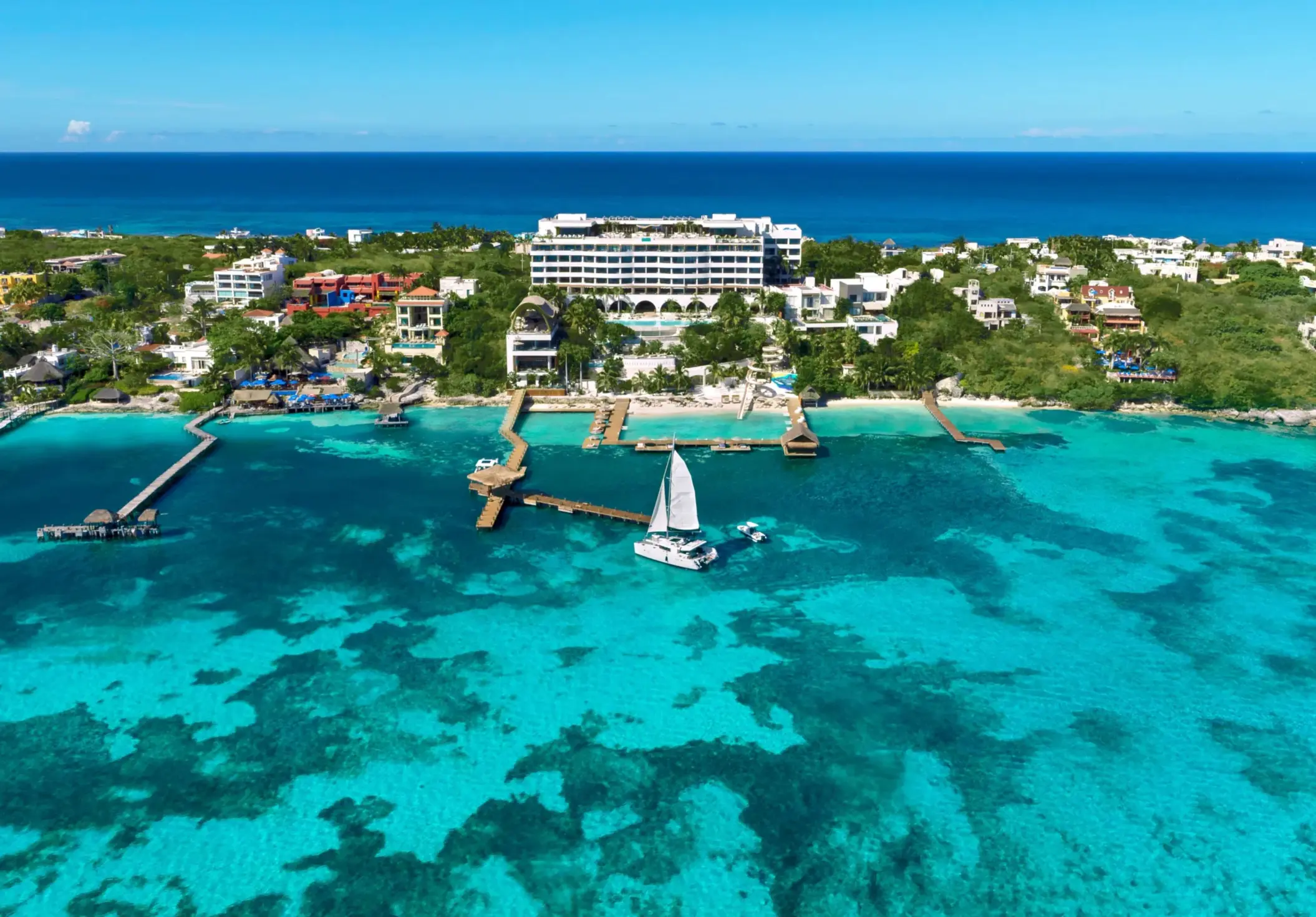aerial view of Impression Isla Mujeres by Secrets