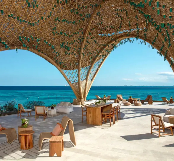 temple bar at Impression Isla Mujeres by Secrets