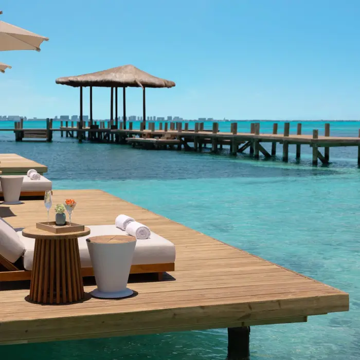 lounge decks at Impression Isla Mujeres by Secrets
