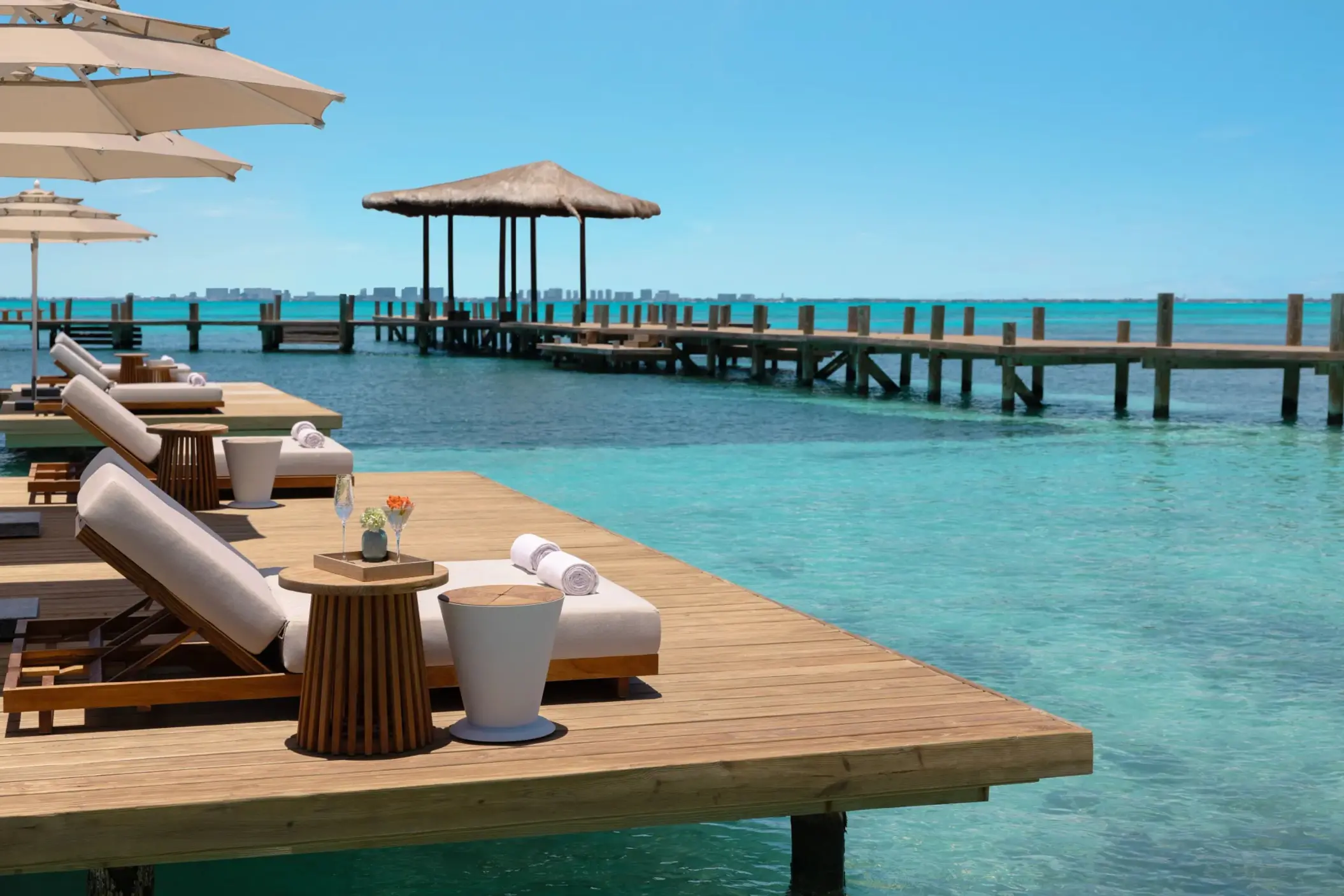 lounge decks at Impression Isla Mujeres by Secrets