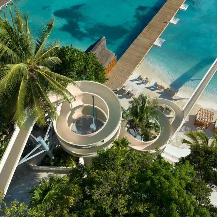 waterslide at Impression Isla Mujeres by Secrets