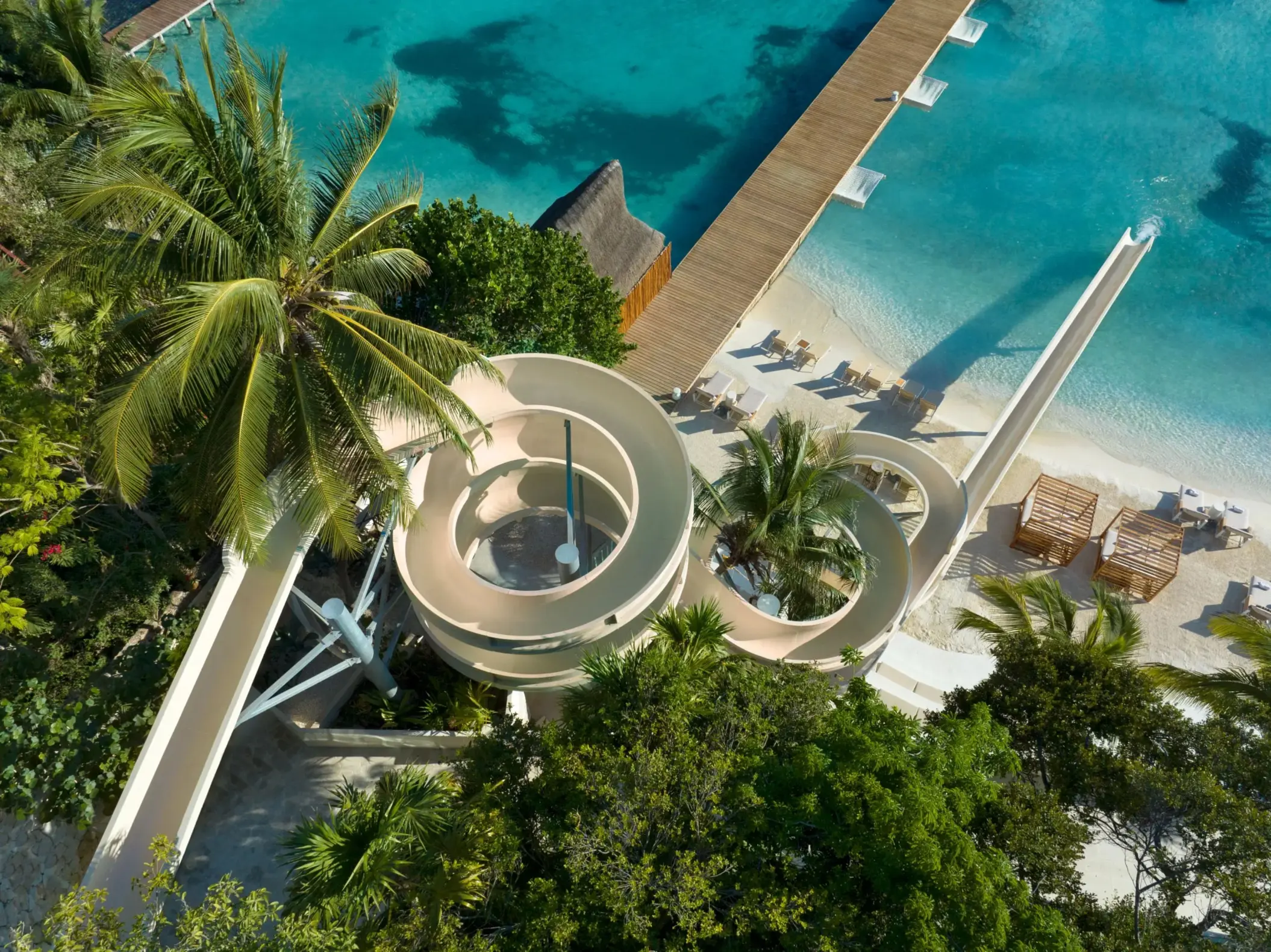 waterslide at Impression Isla Mujeres by Secrets