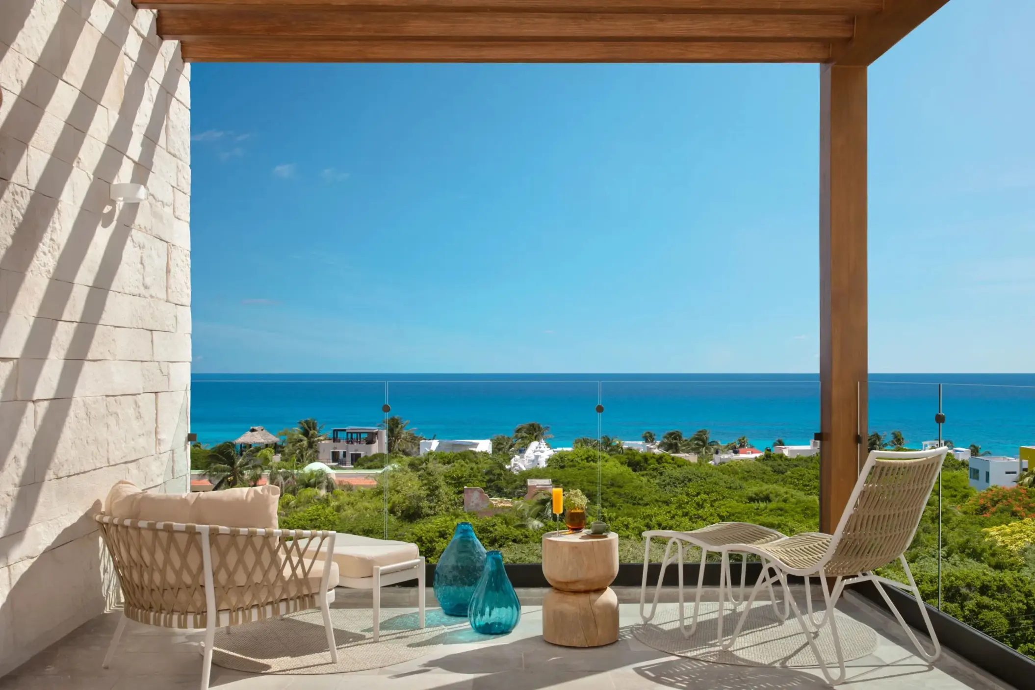 balcony of suite at Impression Isla Mujeres by Secrets