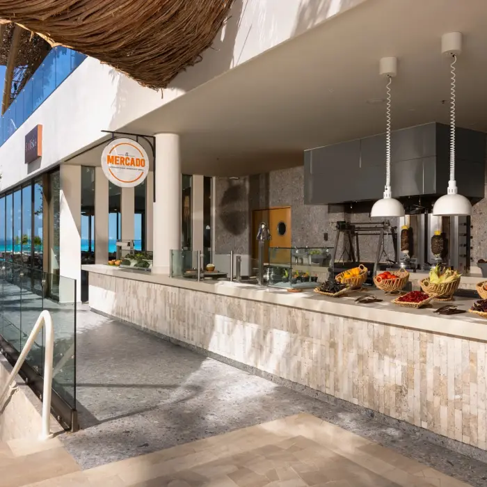 mercado restaurant at Impression Isla Mujeres by Secrets