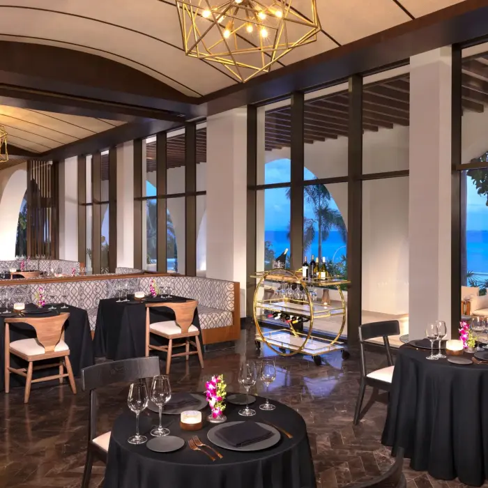 wildfire restaurant at Impression Isla Mujeres by Secrets