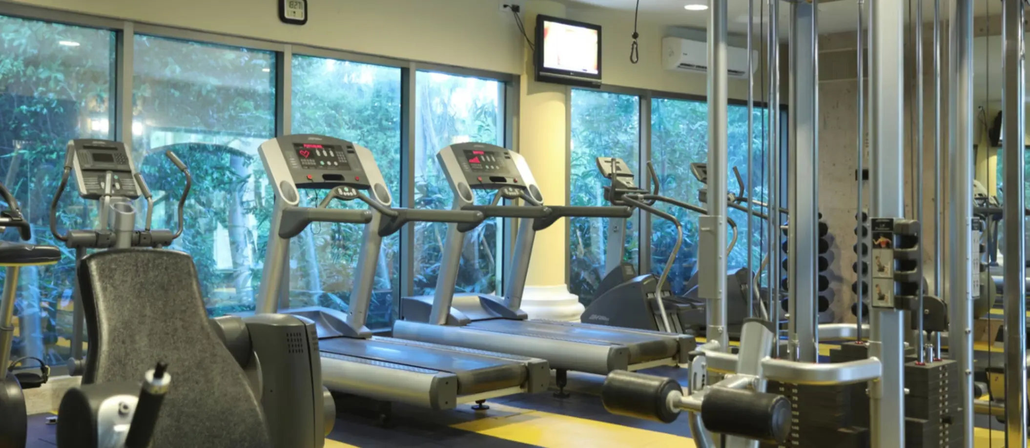treadmills at the gym at JOIA Paraiso by Iberostar