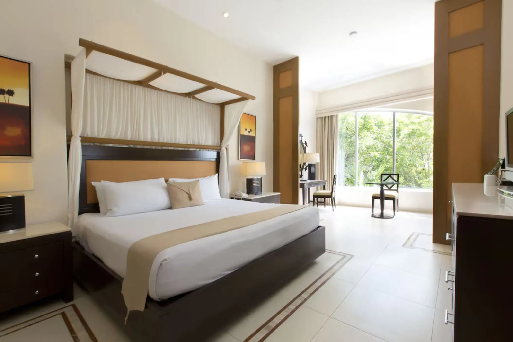 suite with king bed at Kore Tulum