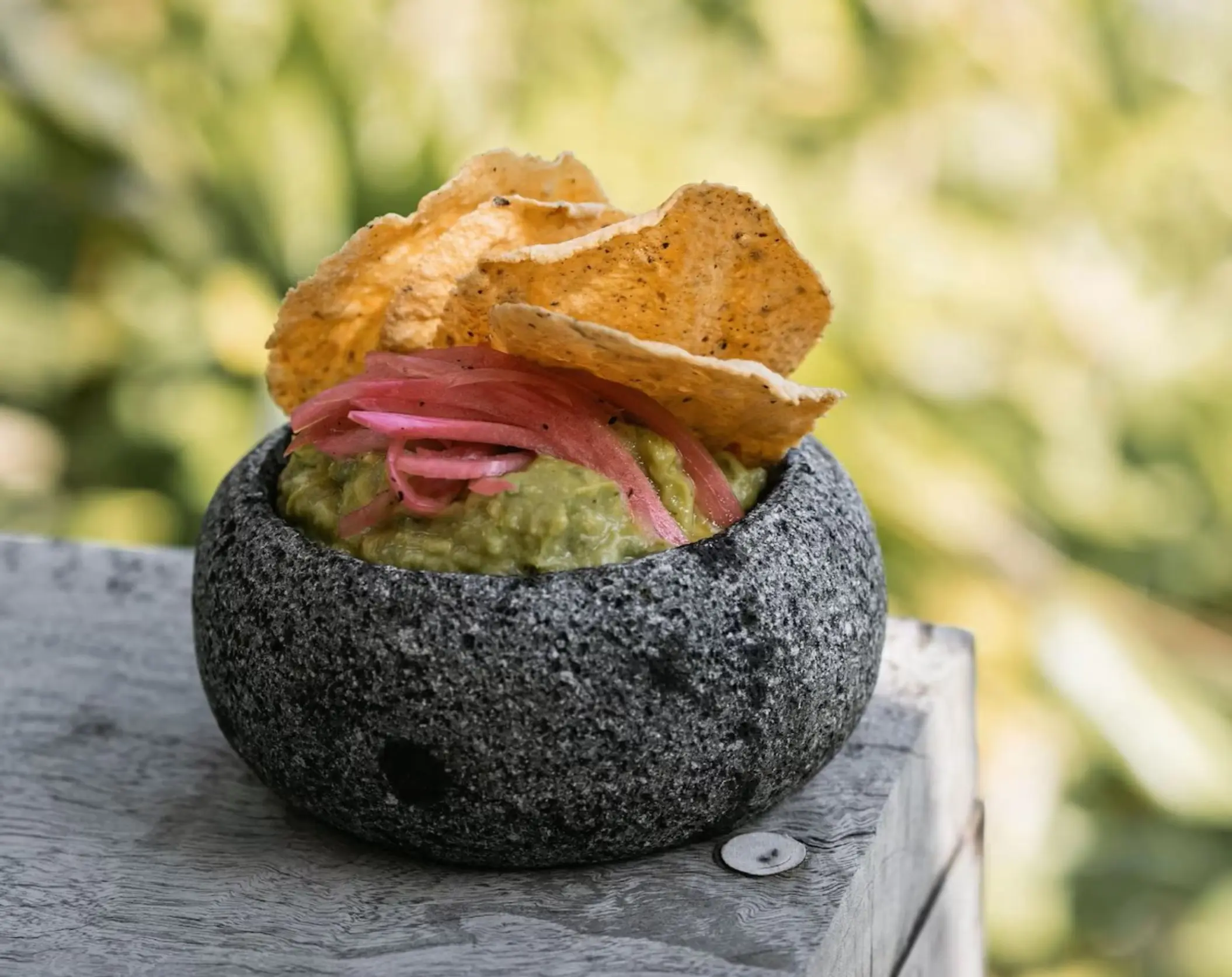 delicious guacamole at La Valise Tulum