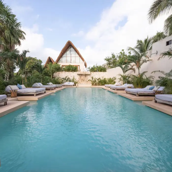 pool at La Valise Tulum