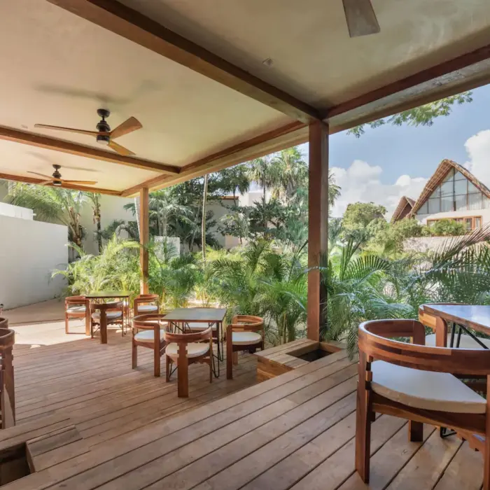 restaurant at La Valise Tulum