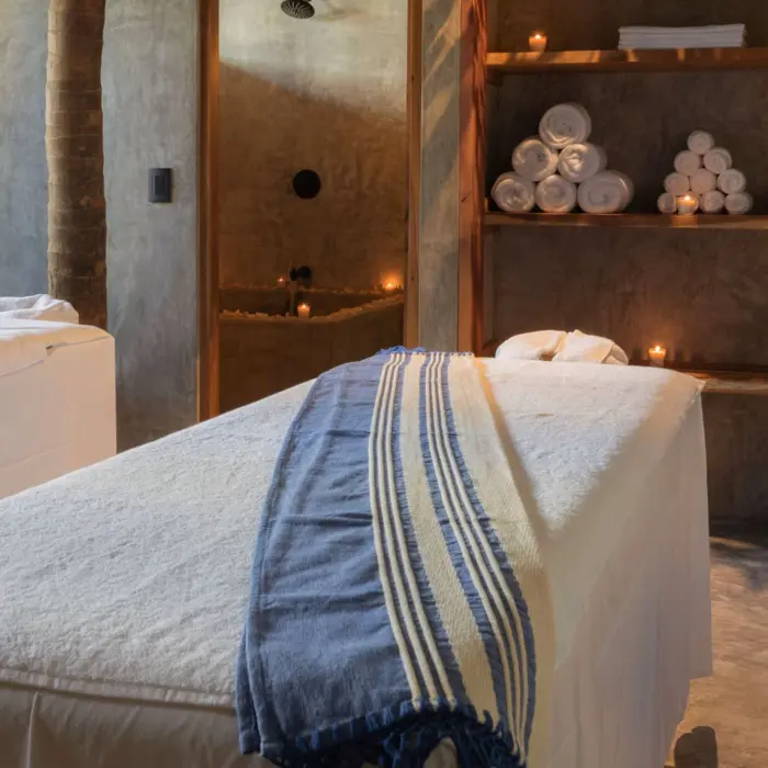 spa at La Valise Tulum