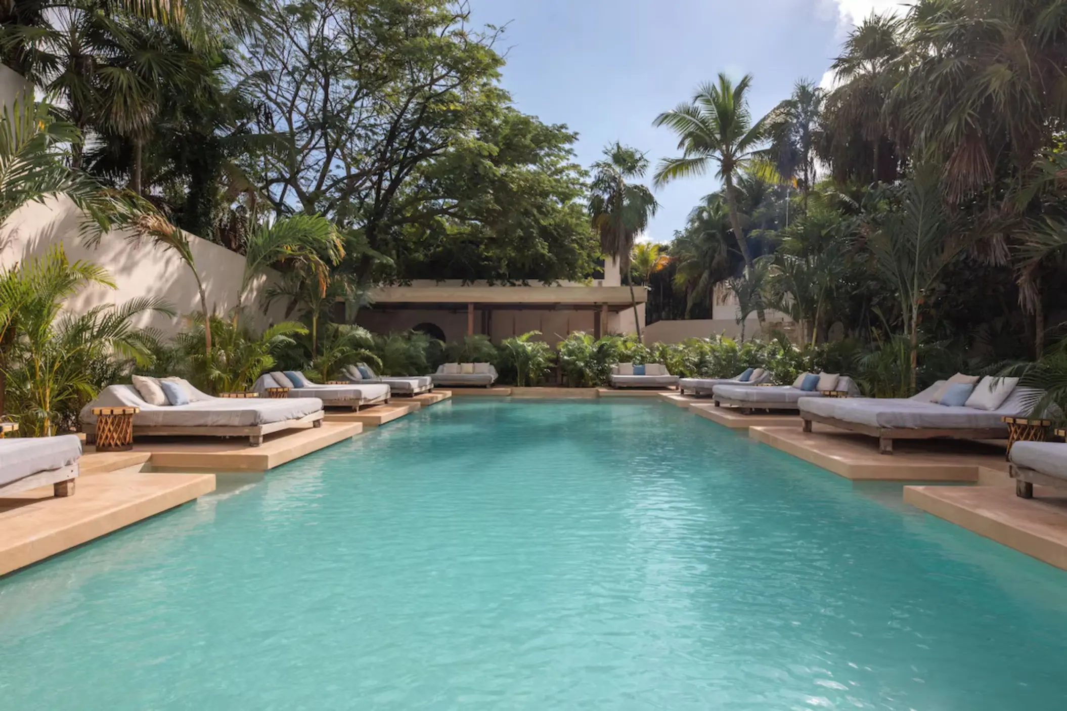 swimming pool at La Valise Tulum