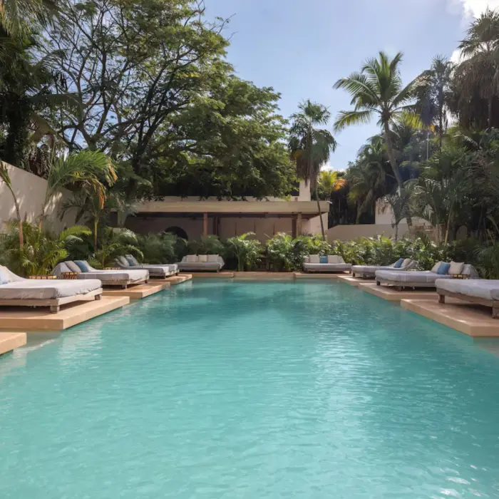 swimming pool at La Valise Tulum