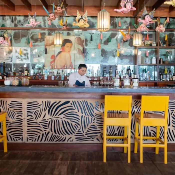 bar at La Zebra