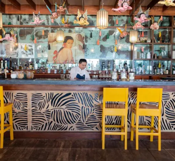bar at La Zebra