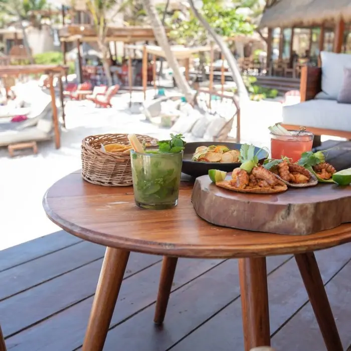 delicious food at La Zebra