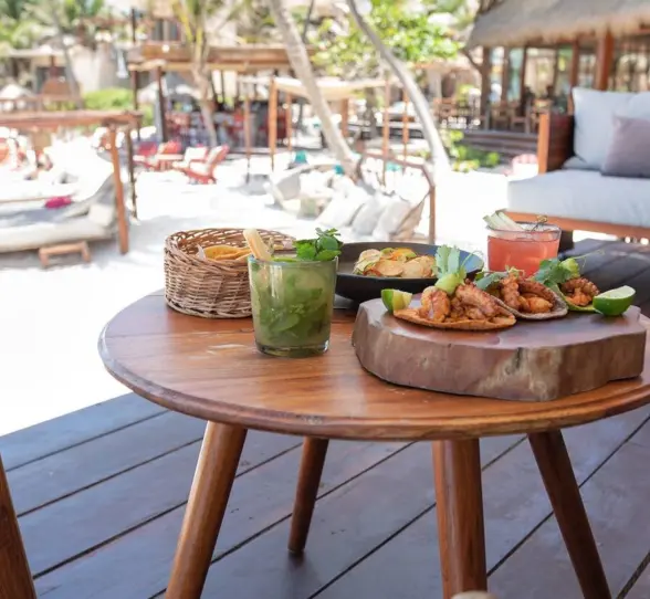 delicious food at La Zebra