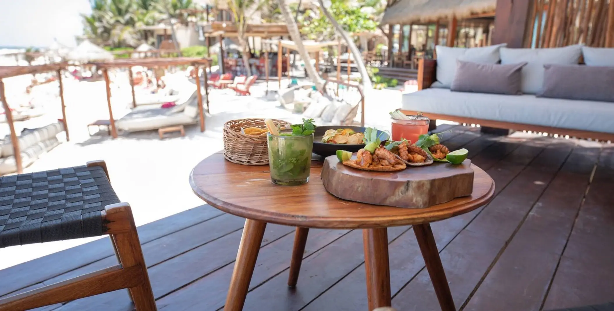 delicious food at La Zebra