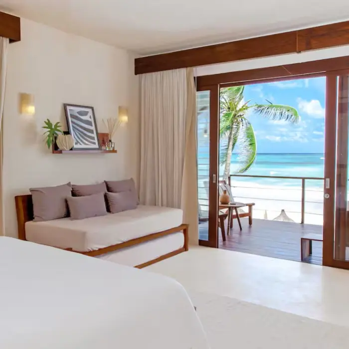 suite with ocean views at La Zebra