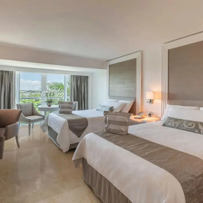 royale deluxe lagoon view suite at Le Blanc Spa Resort Cancun