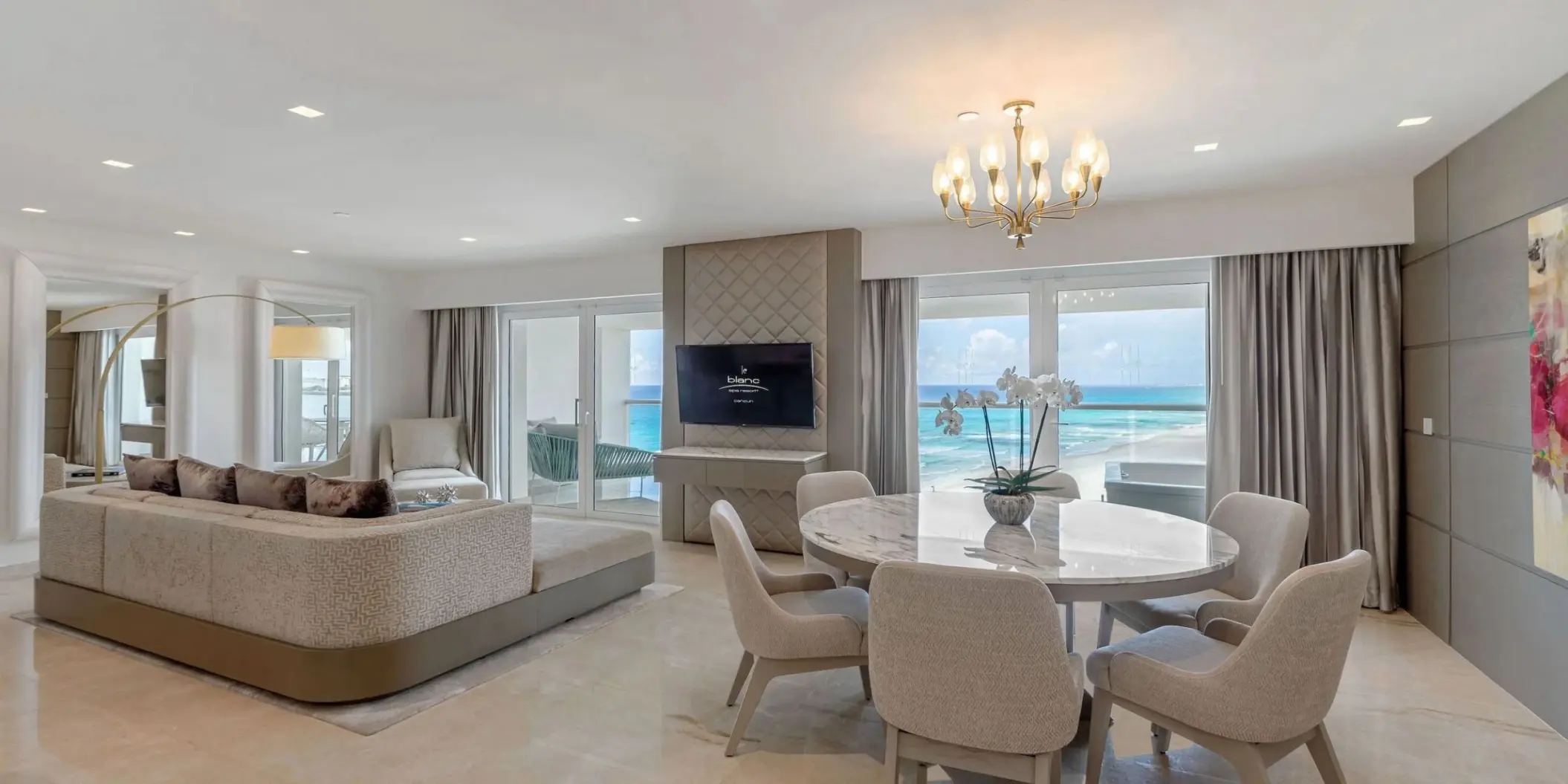 royale two bedroom presidential suite at Le Blanc Spa Resort Cancun
