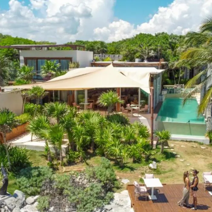 aerial view of the property of Mi Amor