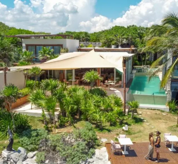 aerial view of the property of Mi Amor