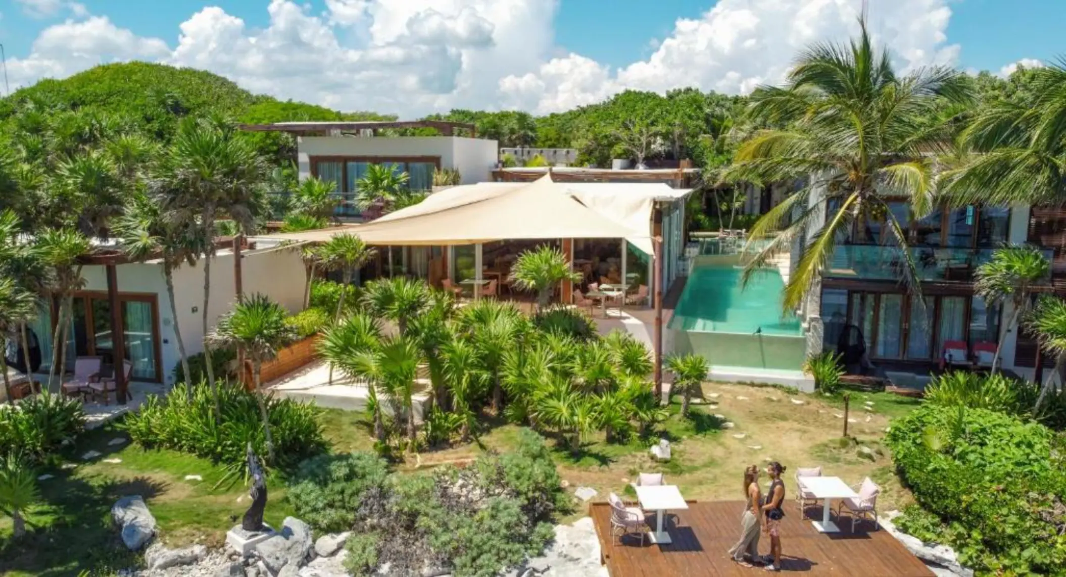 aerial view of the property of Mi Amor