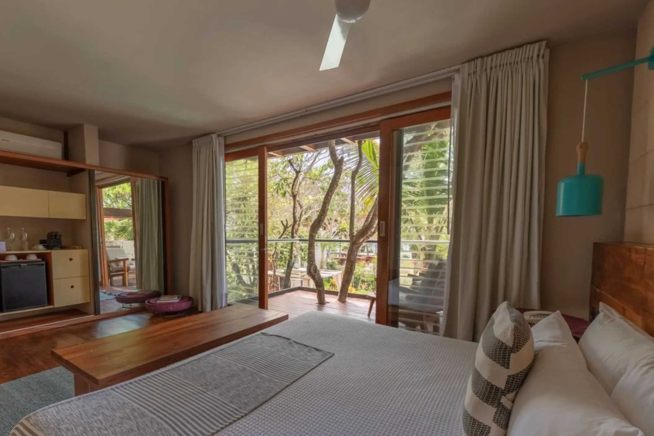 pool view room interiors at Mi Amor