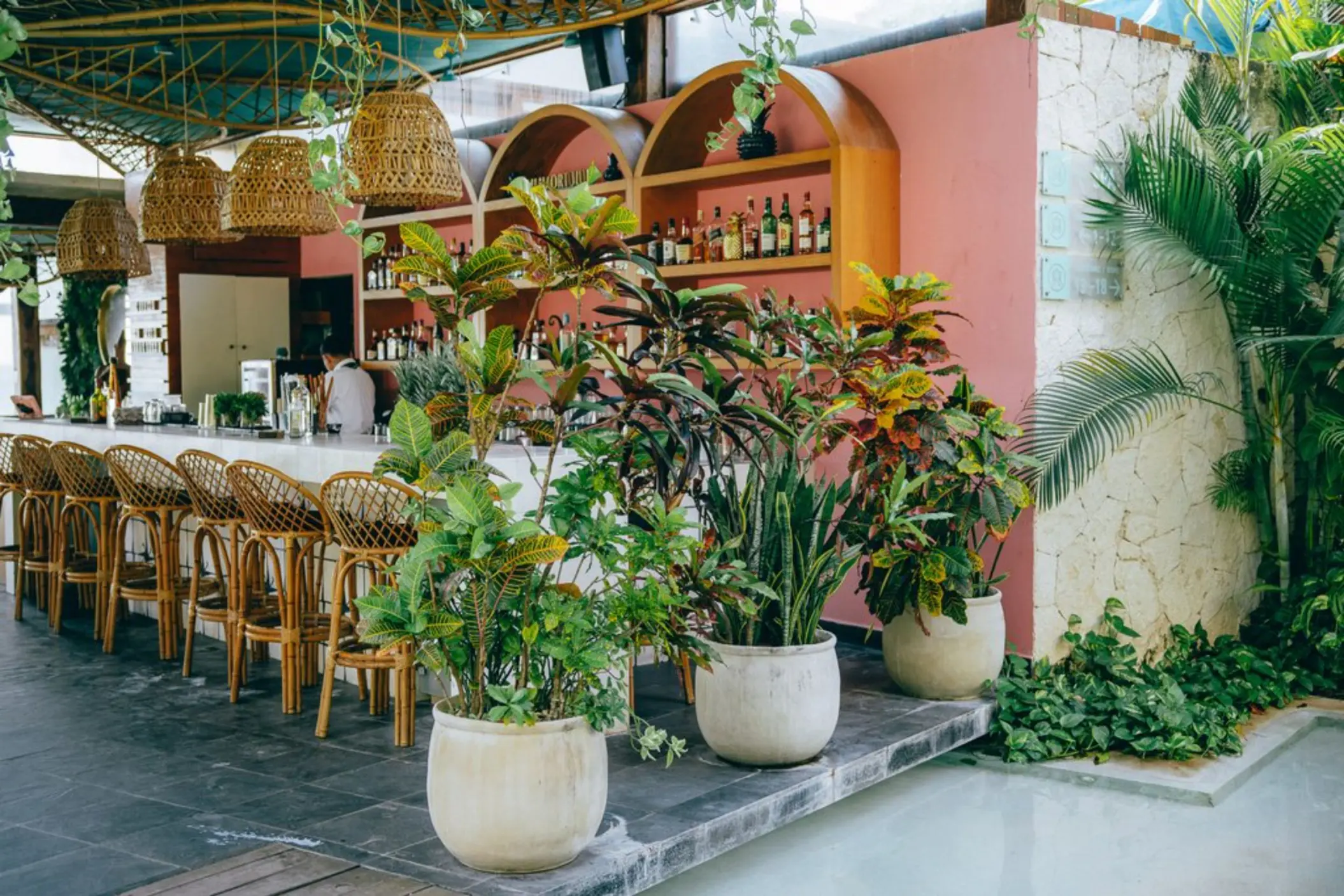 quaint bar at Mi Amor