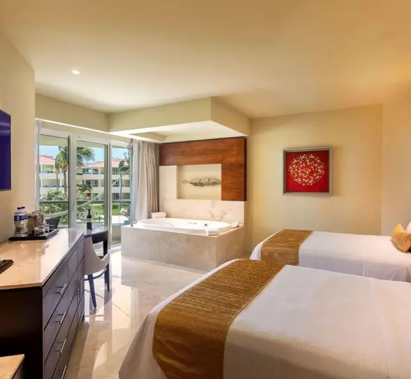 superior deluxe garden view suite at moon palace cancun