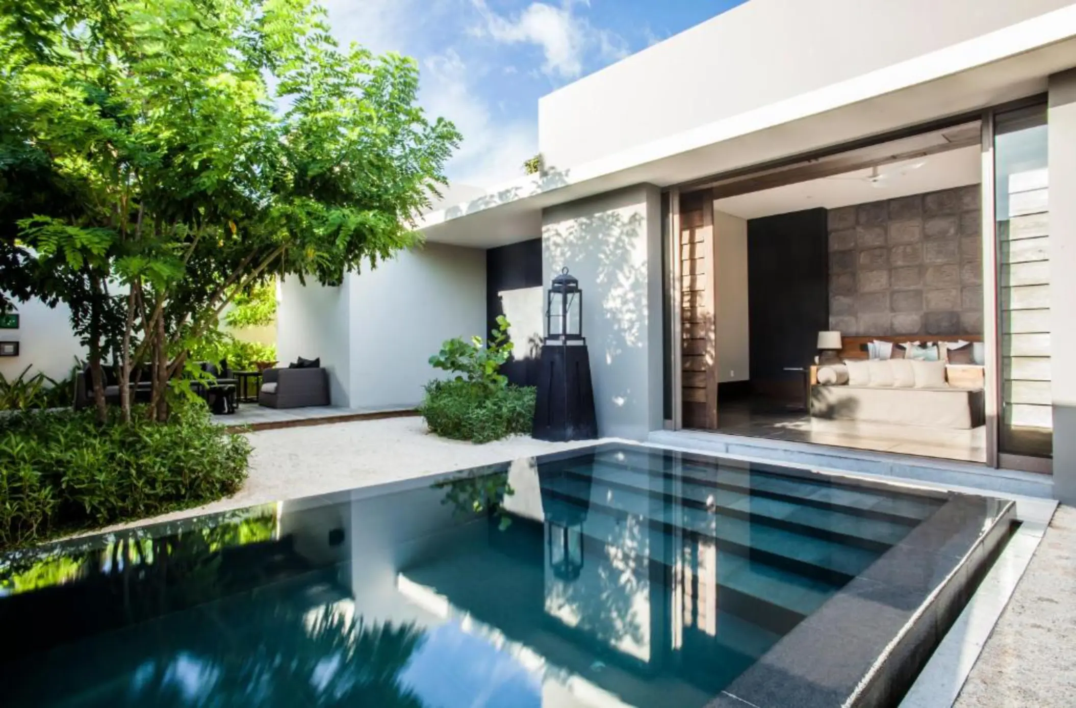suite with private pool at Nizuc Resort and Spa