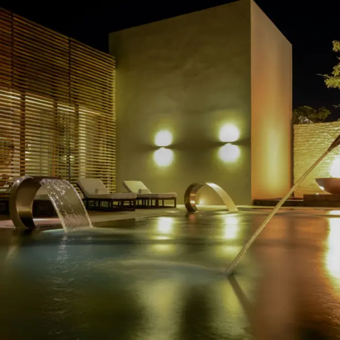 hydrotherapy at the spa at Nizuc Resort and Spa