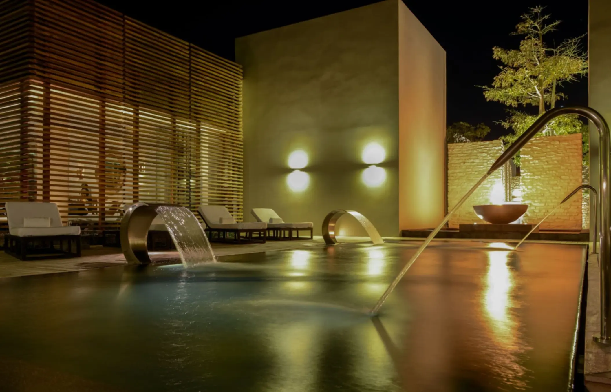 hydrotherapy at the spa at Nizuc Resort and Spa