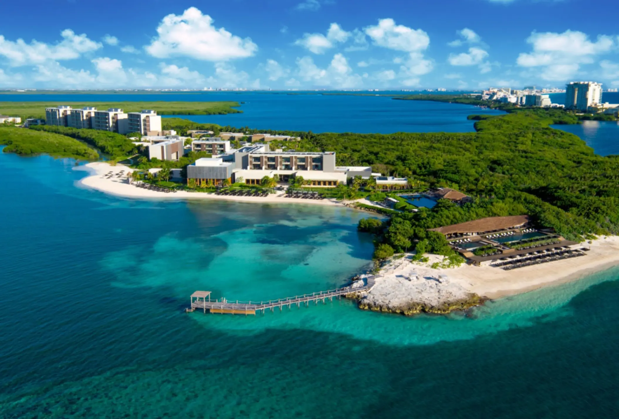 aerial view of Nizuc Resort and Spa