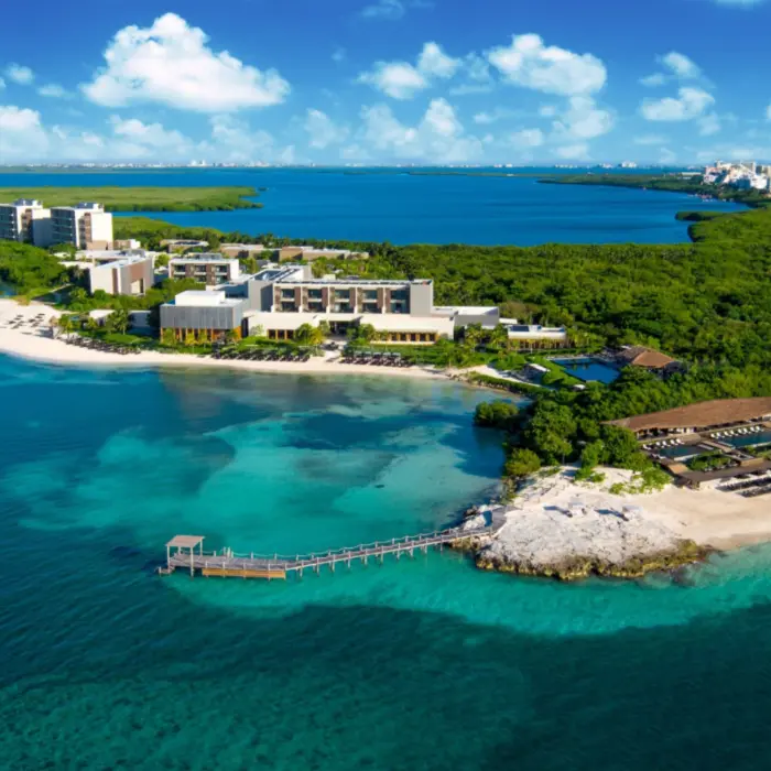 aerial view of Nizuc Resort and Spa