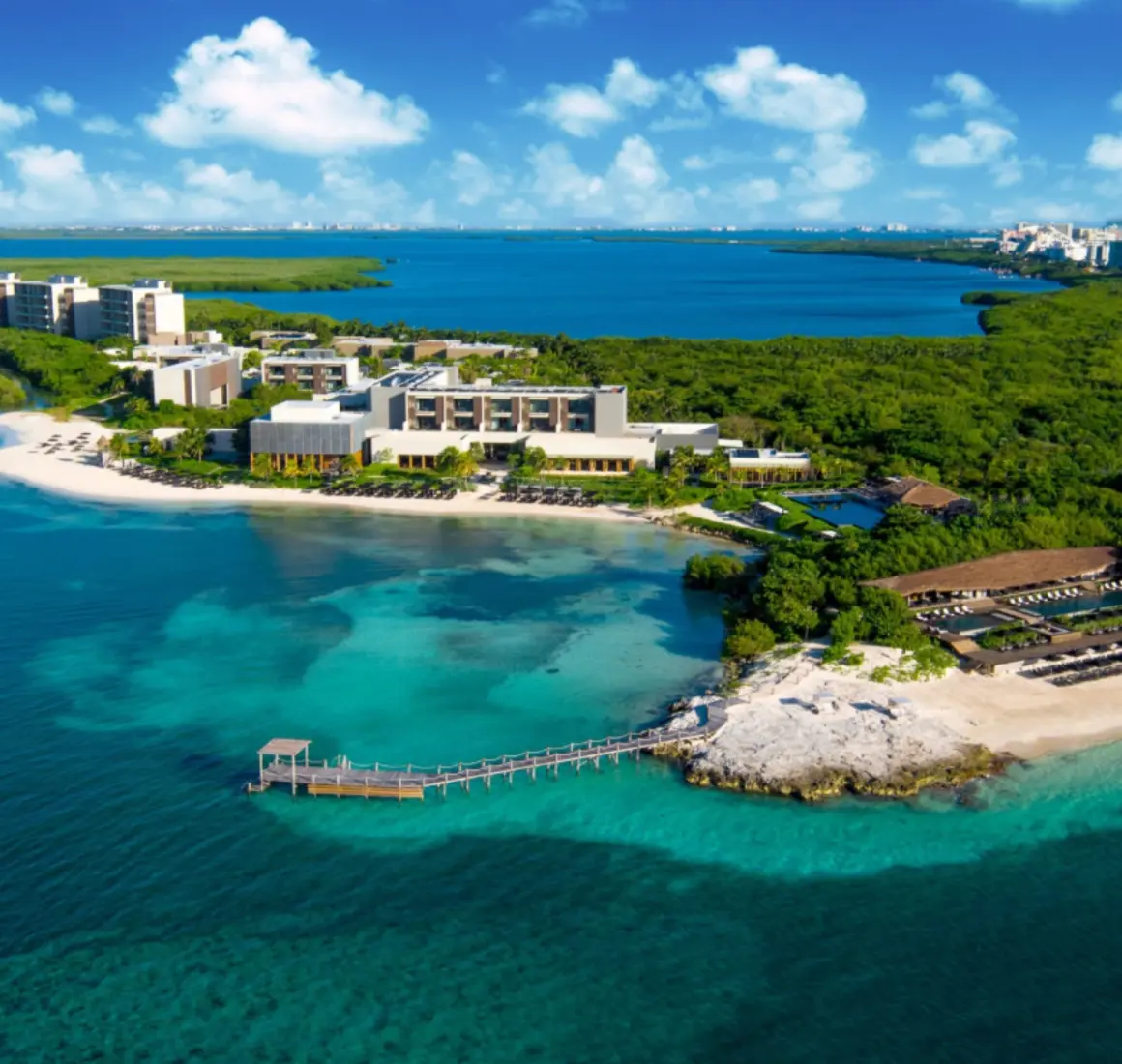 aerial view of Nizuc Resort and Spa