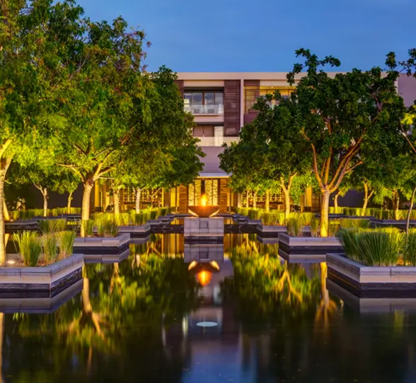 pool and resort grounds at Nizuc Resort and Spa