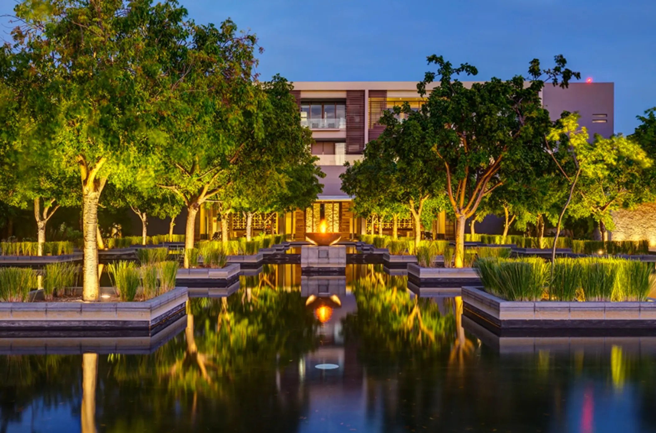 pool and resort grounds at Nizuc Resort and Spa