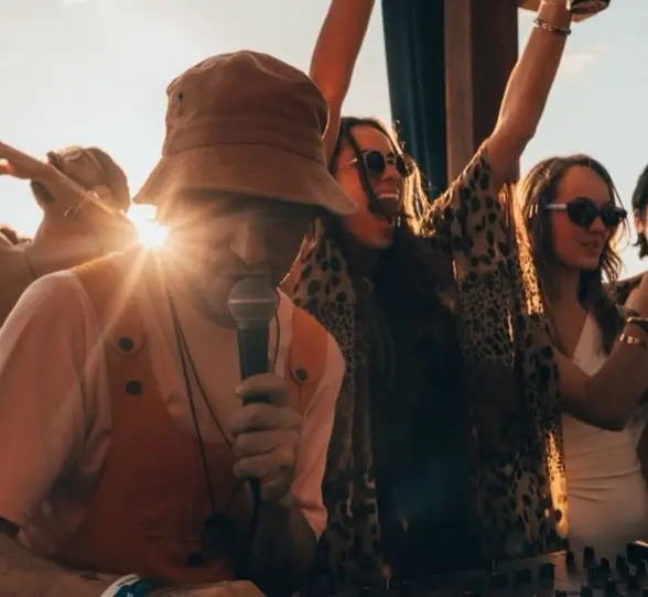 live musical performance at nomade tulum
