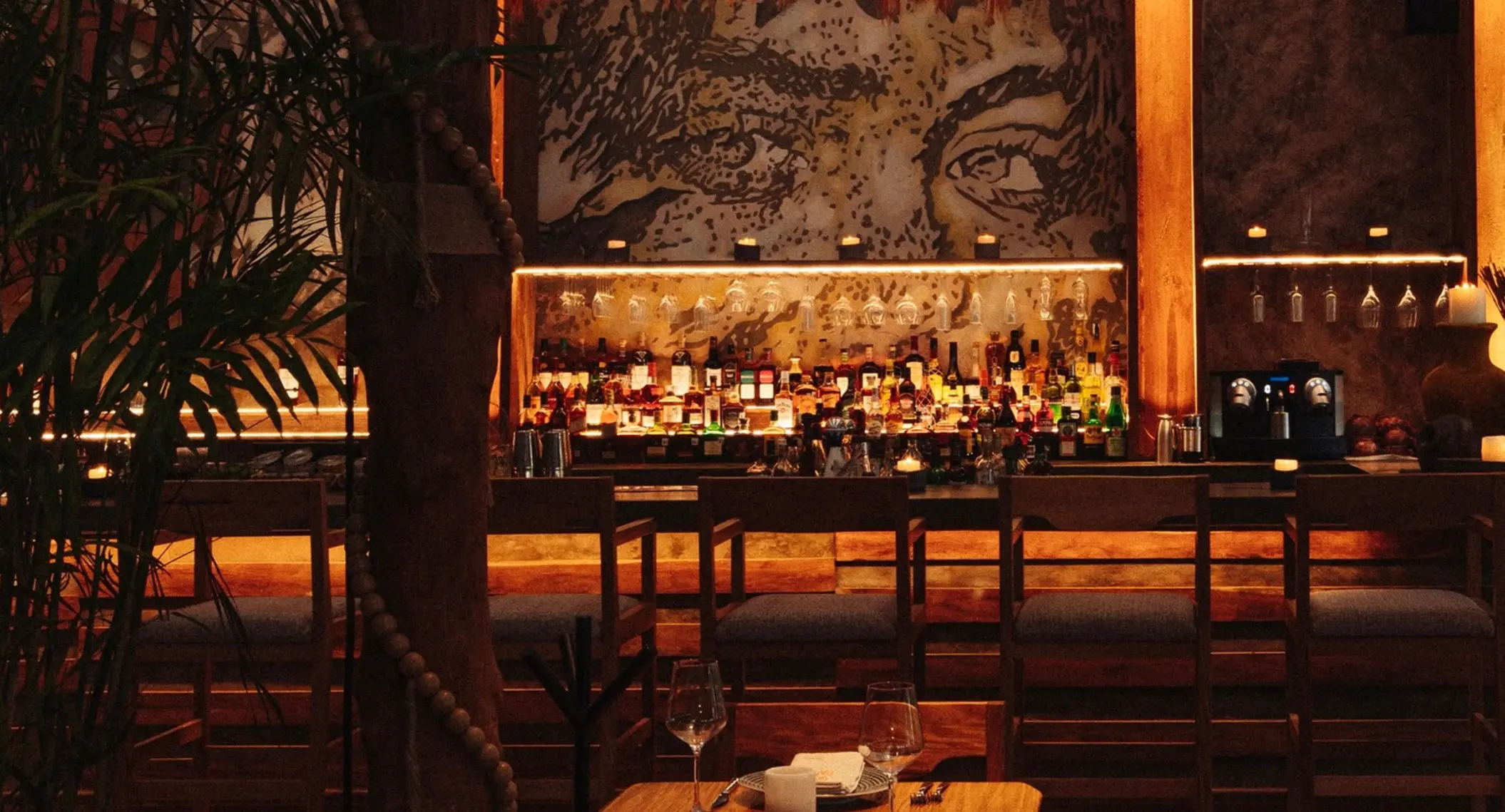 bar and restaurant at nomade tulum