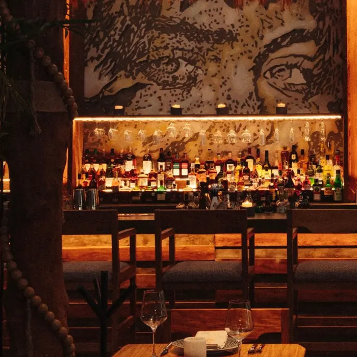 bar and restaurant at nomade tulum