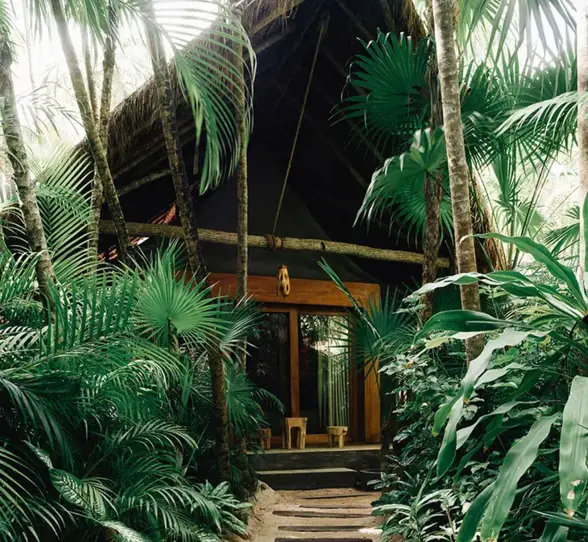 rustic suite exteriors at nomade tulum
