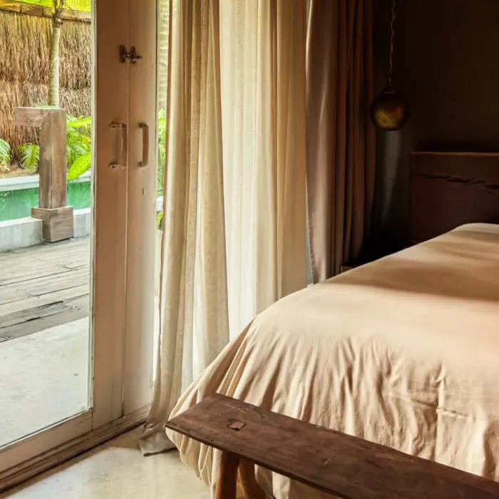 suite with private pool and garden at nomade tulum