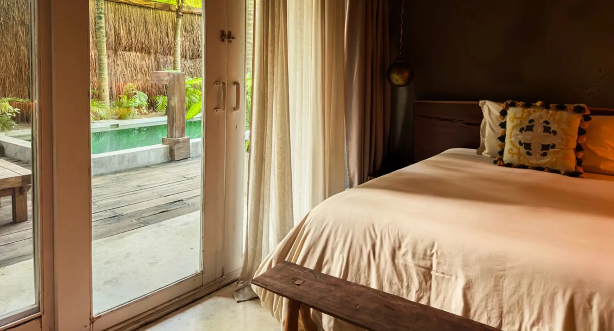 suite with private pool and garden at nomade tulum