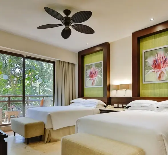 room with two beds at occidental at xcaret destination