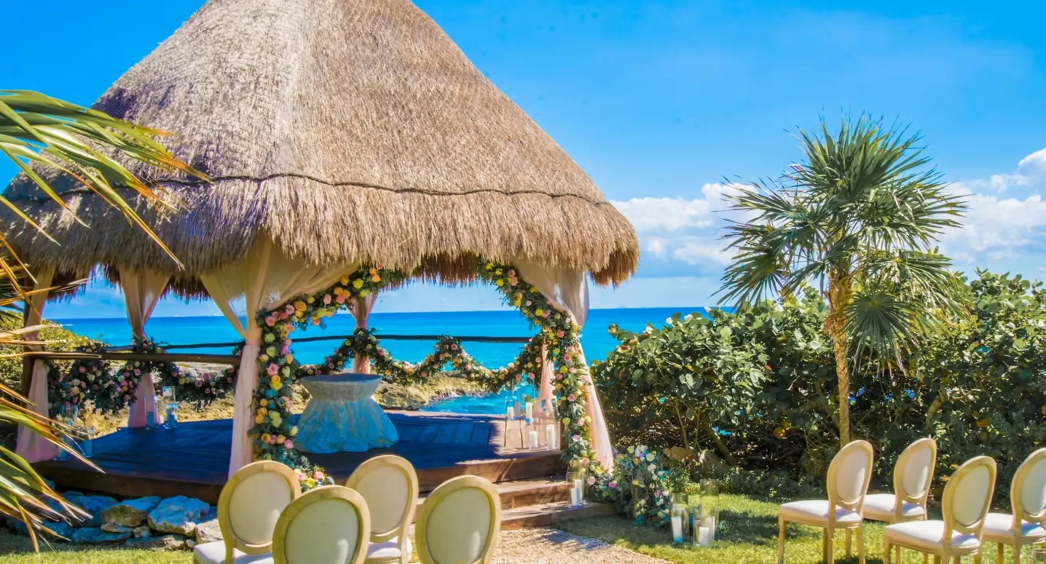 wedding gazebo at occidental at xcaret destination