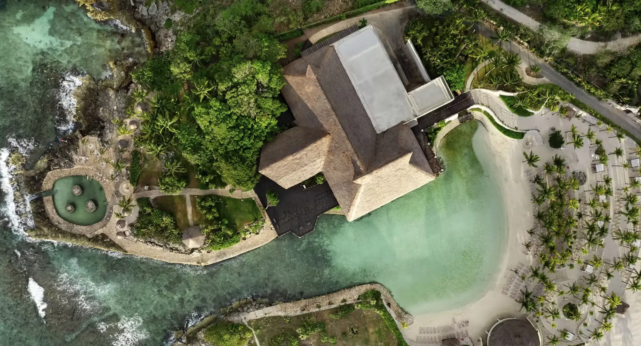 private beach cove at occidental at xcaret destination