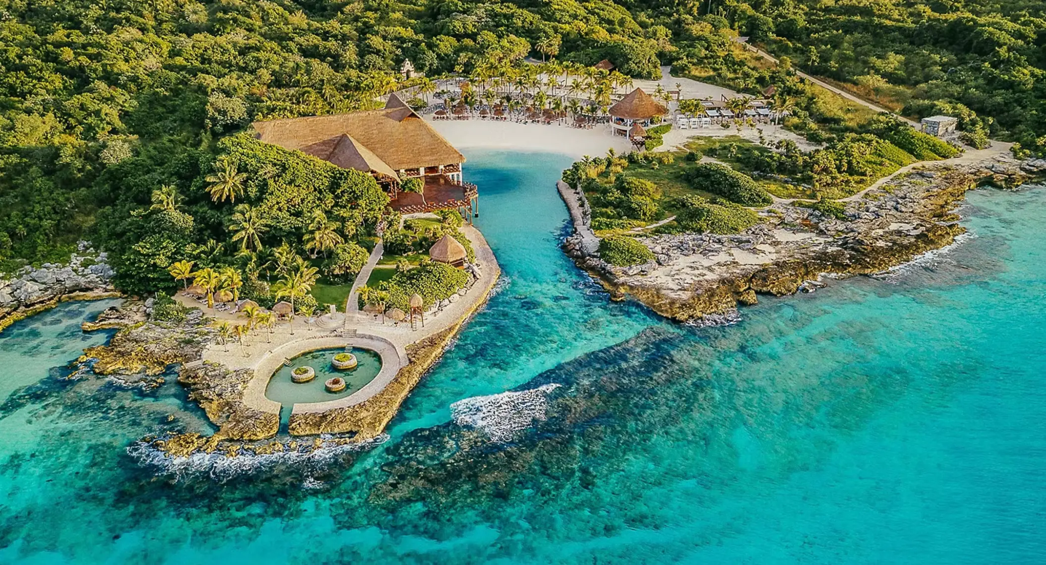 aerial view of occidental at xcaret destination